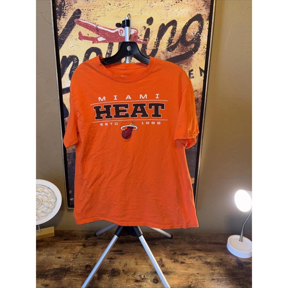 Miami Heat Estd 1988 T Shirt Size L In Excellent Shape
